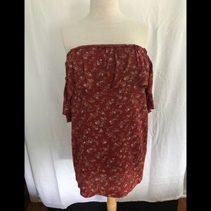 off the shoulder dress